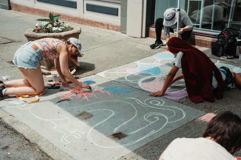 The Driveway Chalk Tradition Nobody Planned - little traditions